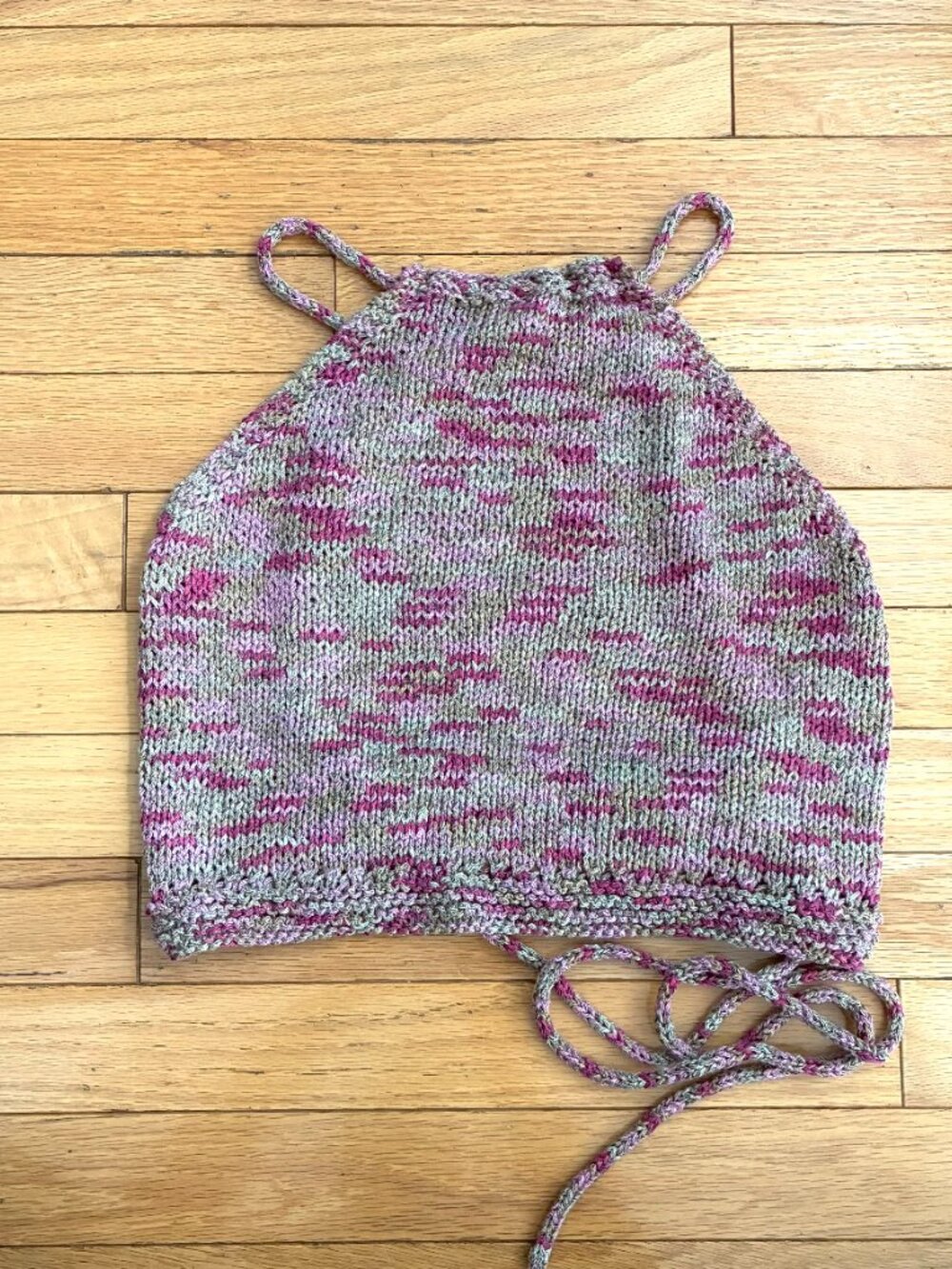 Hand Knit Halter Top
